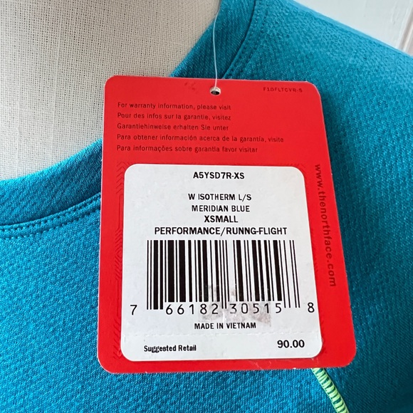 The North Face Merino Wool Top Flight Series Flashdry XS - Picture 6 of 6